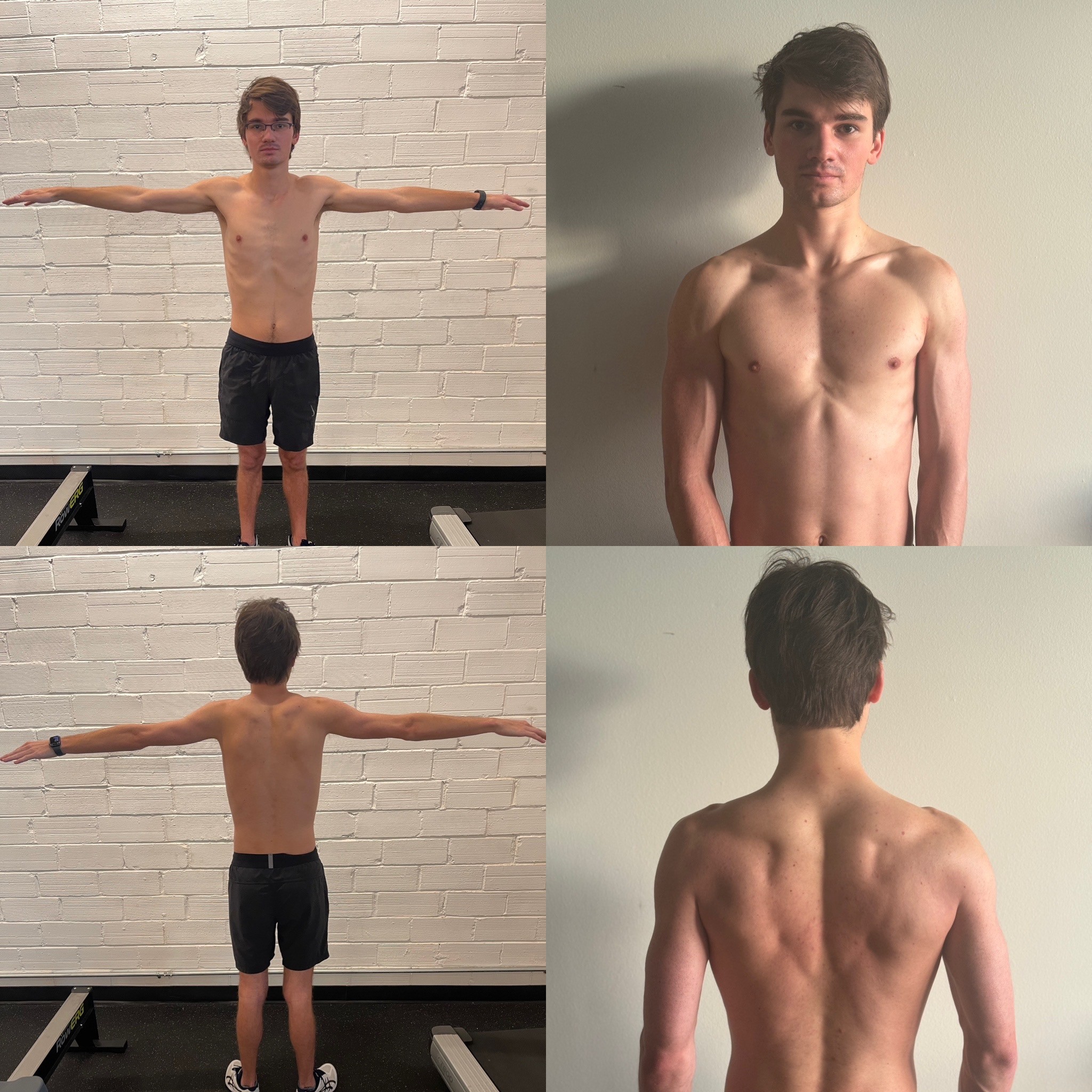 Client transformation result 1 of 3 shared by Elijah Smith, personal trainer specializing in athletic performance and body recomposition at Manifest Fitness Institute Dallas