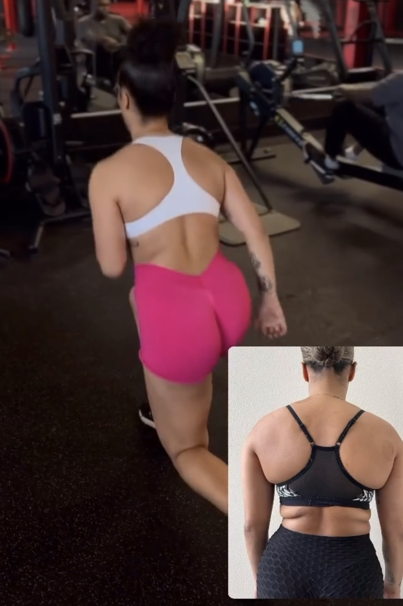 Client transformation result 2 of 2 shared by Bria Sims, personal trainer specializing in body recomposition and core training at Manifest Fitness Institute Dallas