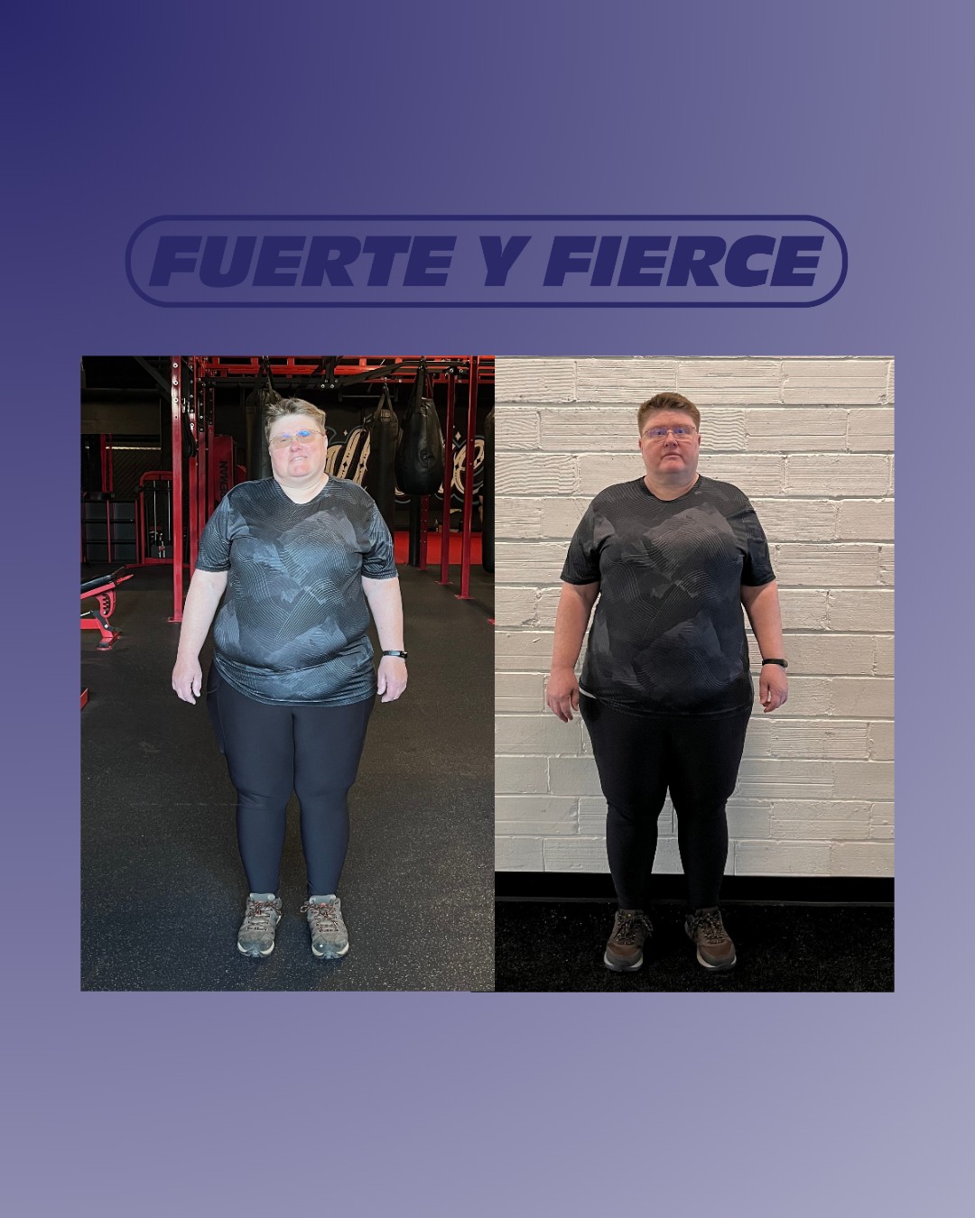 Client transformation result 2 of 3 shared by Citlali Candelario, personal trainer specializing in body recomposition and core training at Manifest Fitness Institute Dallas