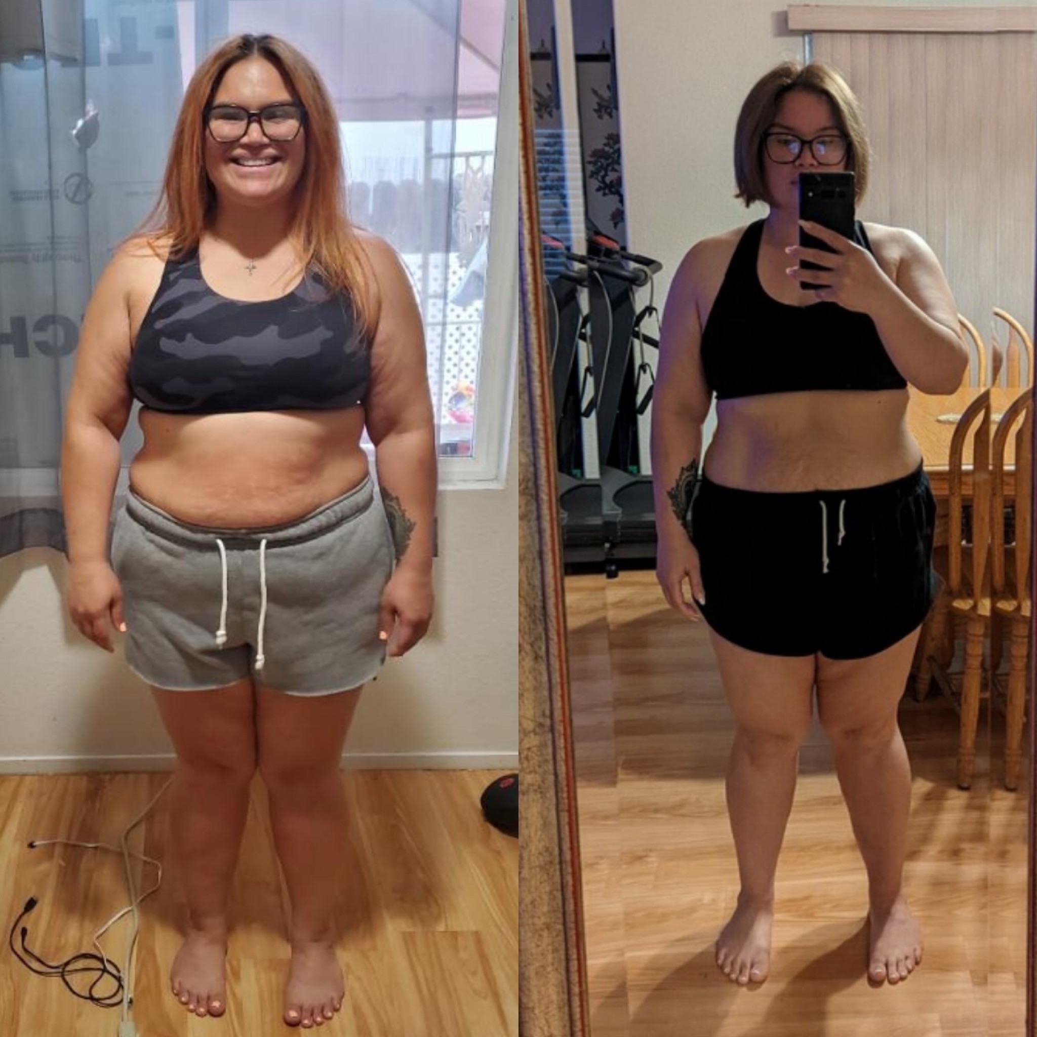 Client transformation result 3 of 3 shared by Daisy Santizo, personal trainer specializing in body recomposition and core training at Manifest Fitness Institute Dallas