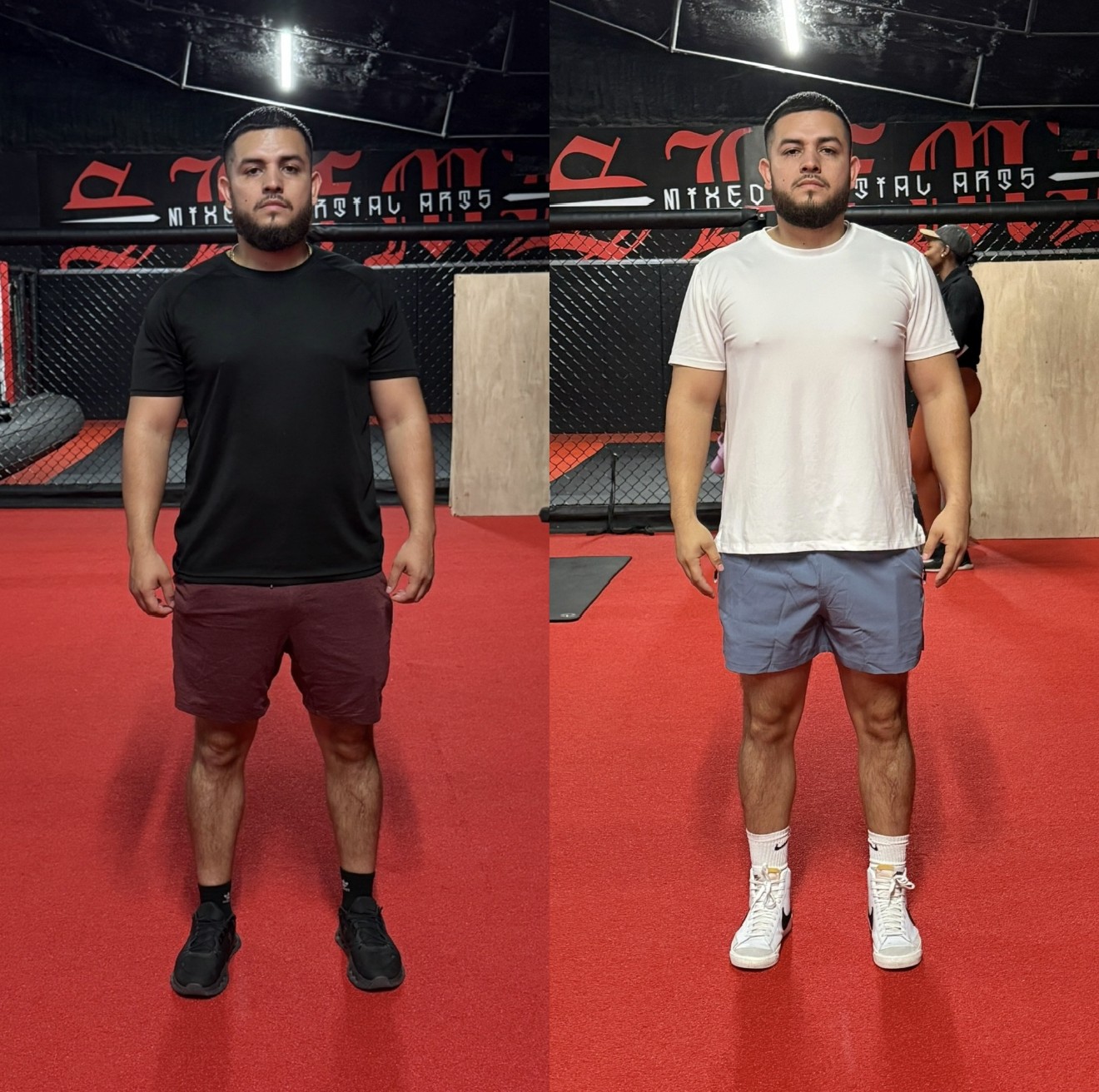 Client transformation result 2 of 3 shared by Robert Perez, personal trainer specializing in athletic performance and body recomposition at Manifest Fitness Institute Dallas