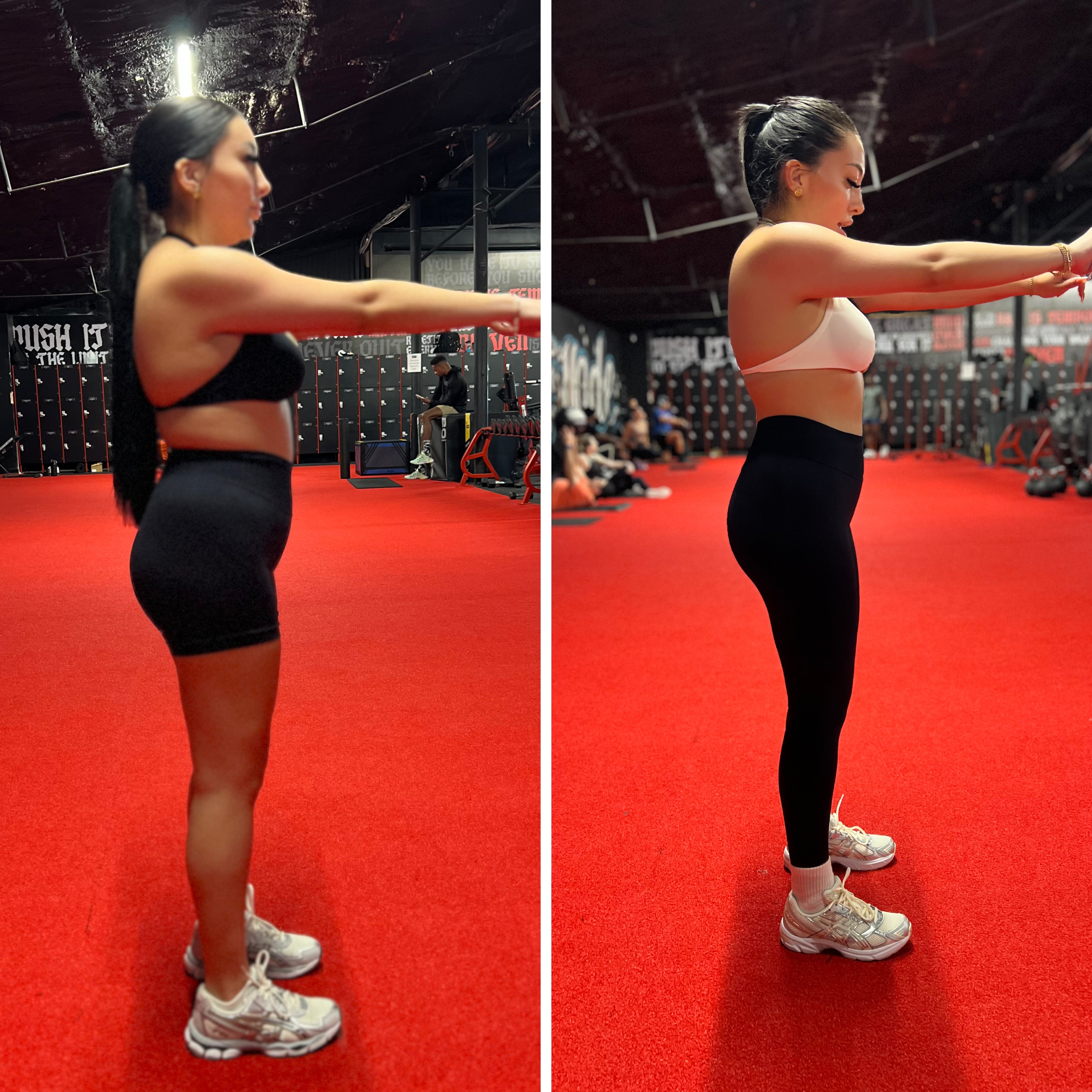 Client transformation result 2 of 3 shared by Julissa Castellanos, personal trainer specializing in body recomposition and core training at Manifest Fitness Institute Dallas